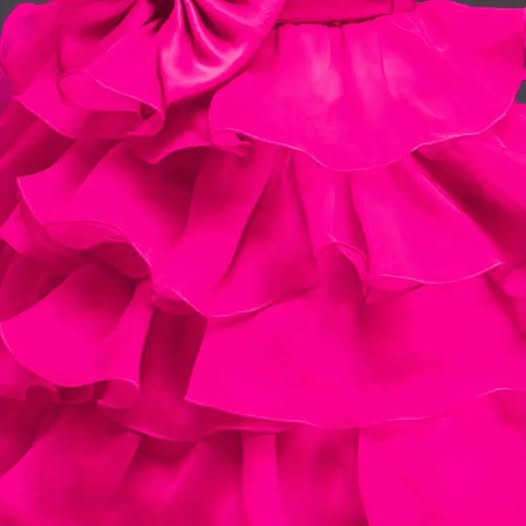 5T Bright Pink Formal Pageant Dress