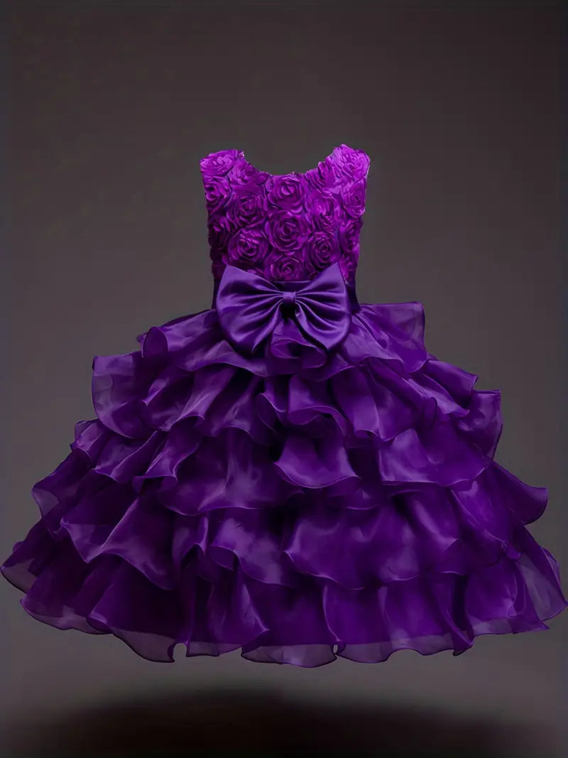 Girls 5T Formal Pageant purple dress