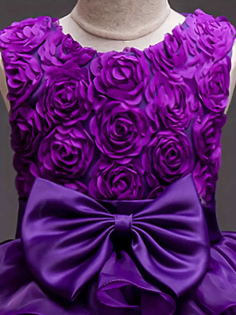 Girls 5T Formal Pageant purple dress