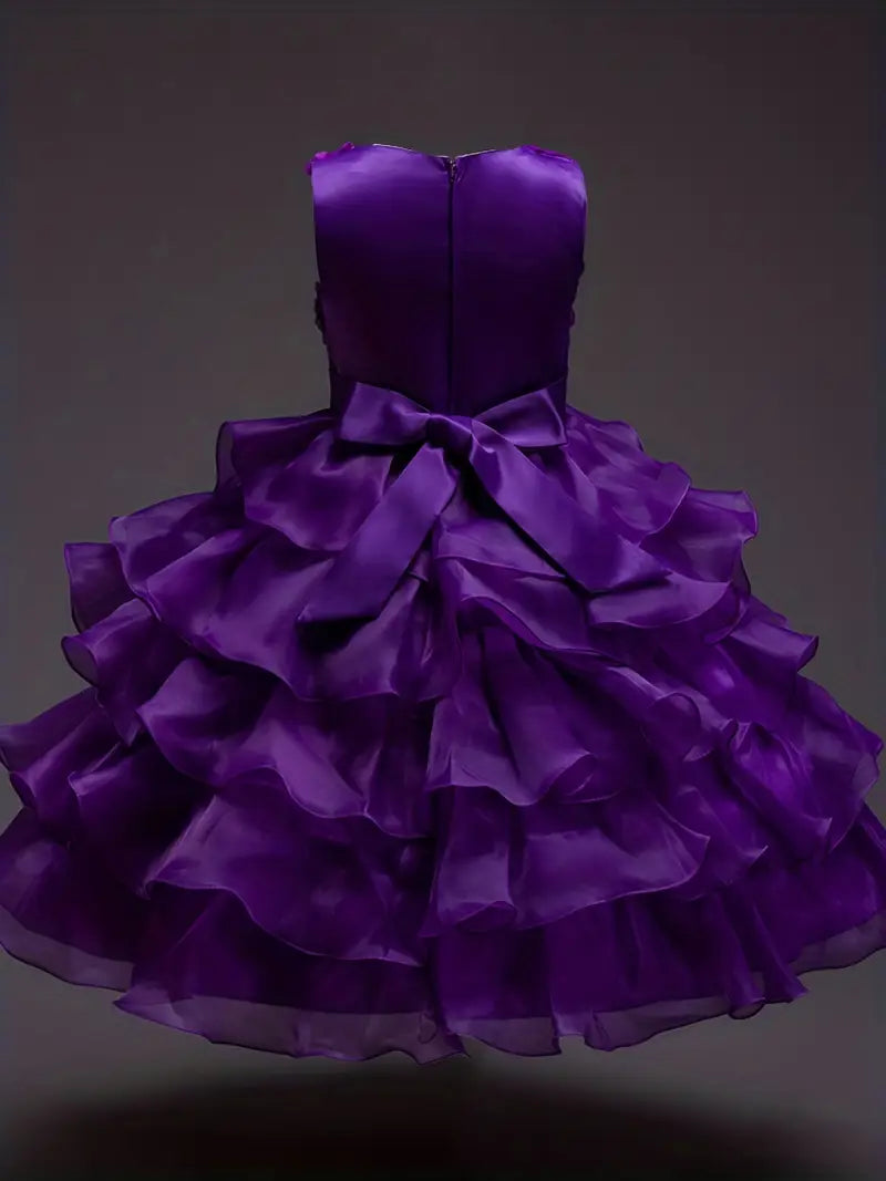 Girls 5T Formal Pageant purple dress