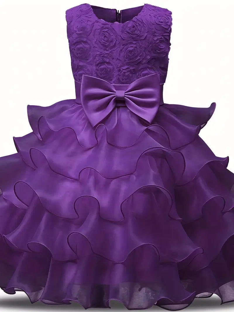 Girls 5T Formal Pageant purple dress