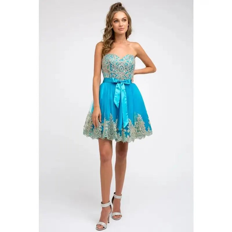 NEW Formal dress beaded strapless sweetheart